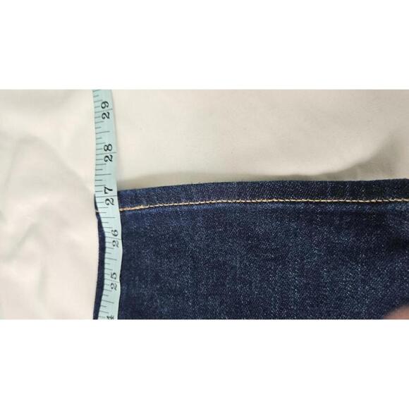 Old Navy Women's High-Rise Wow Straight Dark Blue Jeans Size 16 Short - Picture 7 of 8